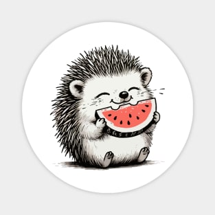 Blissful Hedgehog Delight Magnet